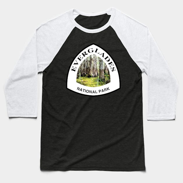 Everglades National Park shield Baseball T-Shirt by nylebuss